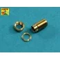 Muzzle brake fit to barrel for Krupp 12, 8cm PAK 44 Anti-Tank Gun (...