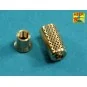 Muzzle brake fit to barrel for Krupp 12, 8cm PAK 44 Anti-Tank Gun (...