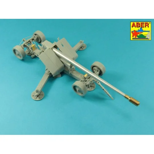 Barrel with muzzle brake for German Krupp 12, 8cm PAK 44 Anti-Tank ...