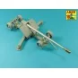 Barrel with muzzle brake for German Krupp 12, 8cm PAK 44 Anti-Tank ...