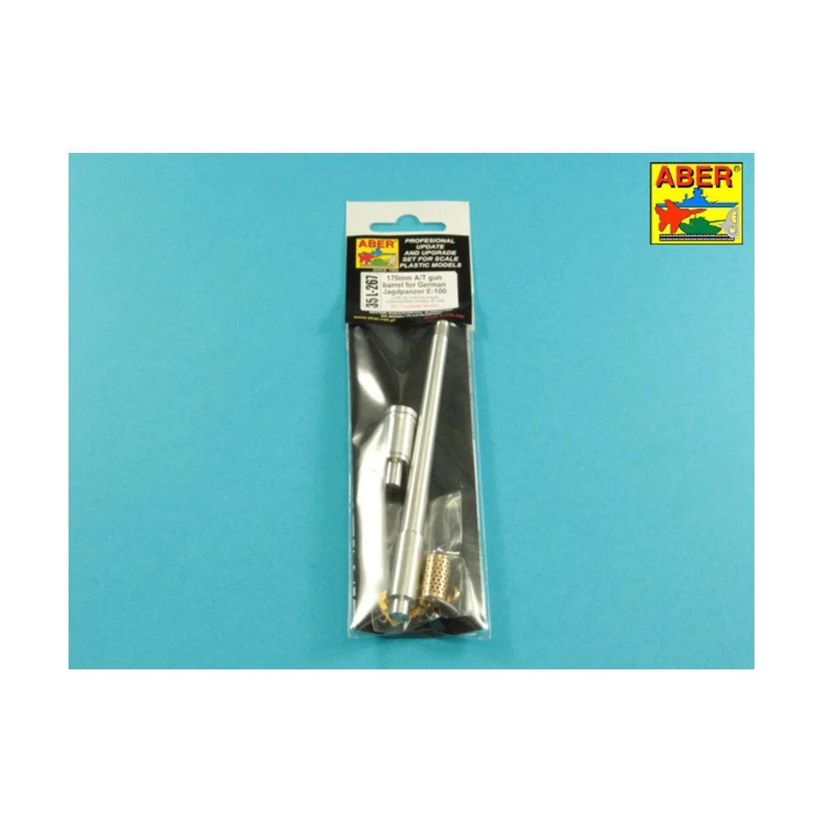 170mm A/T gun barrel for German Jagdpanzer E-100 (Trumpeter), 1/35 ...