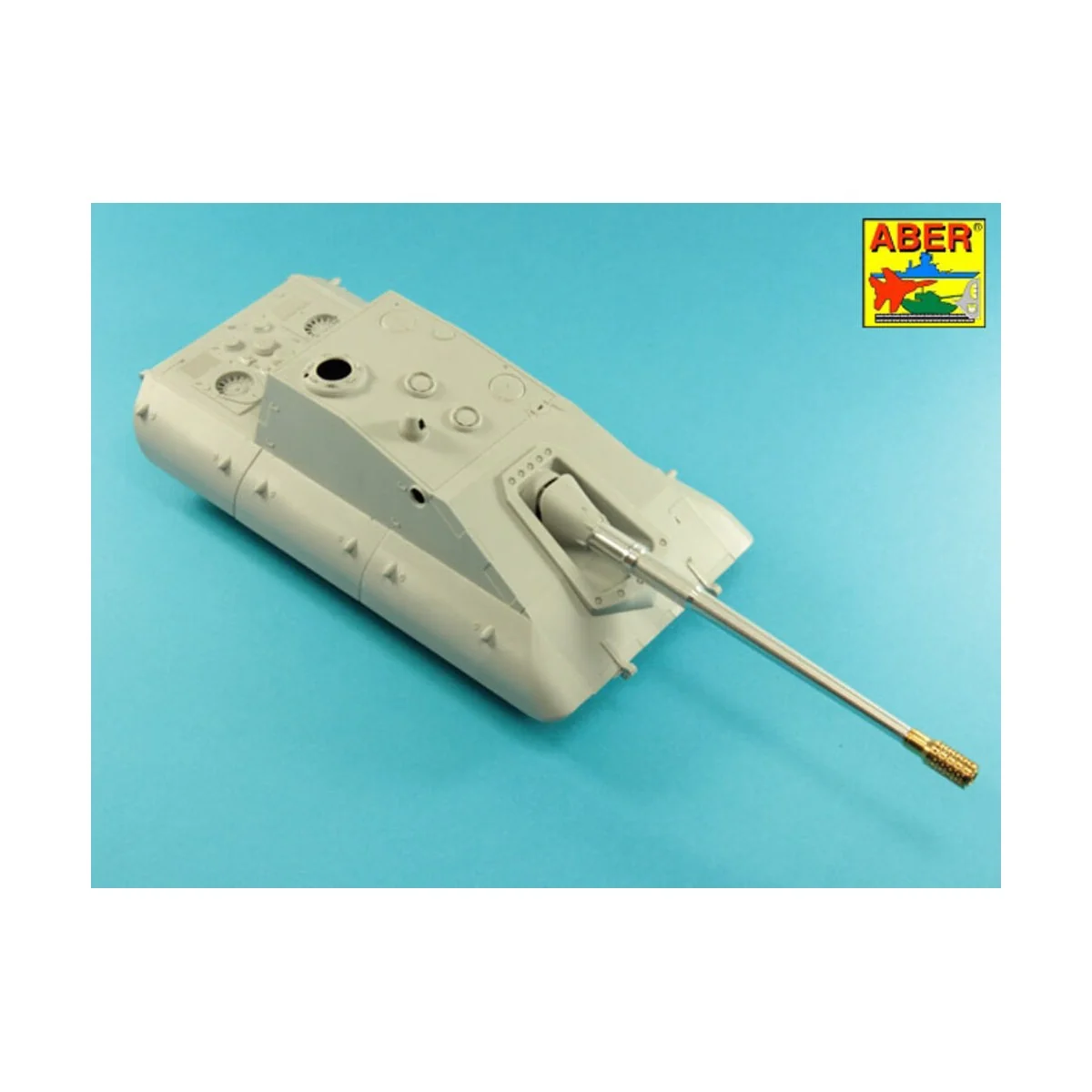 170mm A/T gun barrel for German Jagdpanzer E-100 (Trumpeter), 1/35 ...