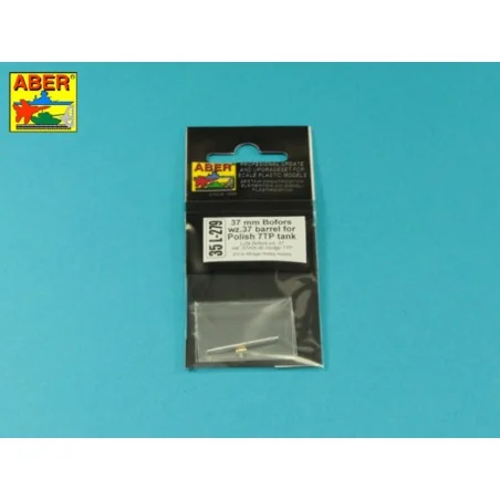 37 mm Bofors wz.37 barrel for Polish 7TP tank, 1/35 - Aber Models 3...