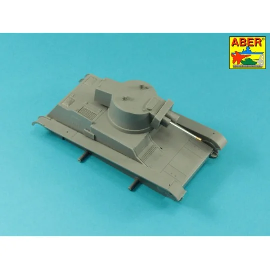 37 mm Bofors wz.37 barrel for Polish 7TP tank, 1/35 - Aber Models 3...