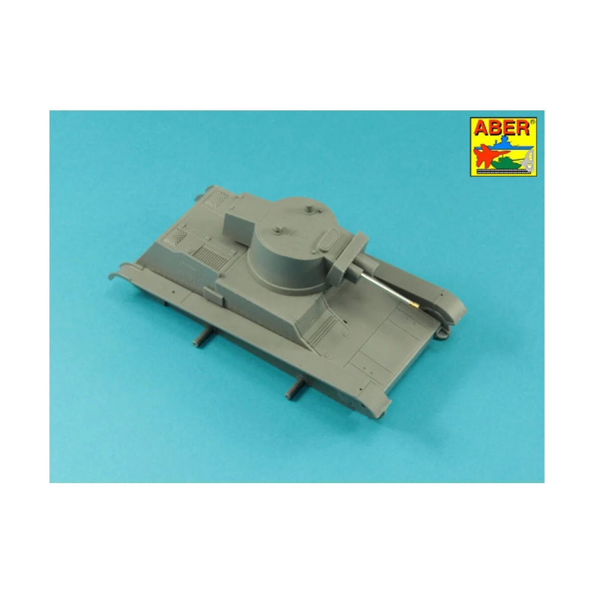 37 mm Bofors wz.37 barrel for Polish 7TP tank, 1/35 - Aber Models 3...
