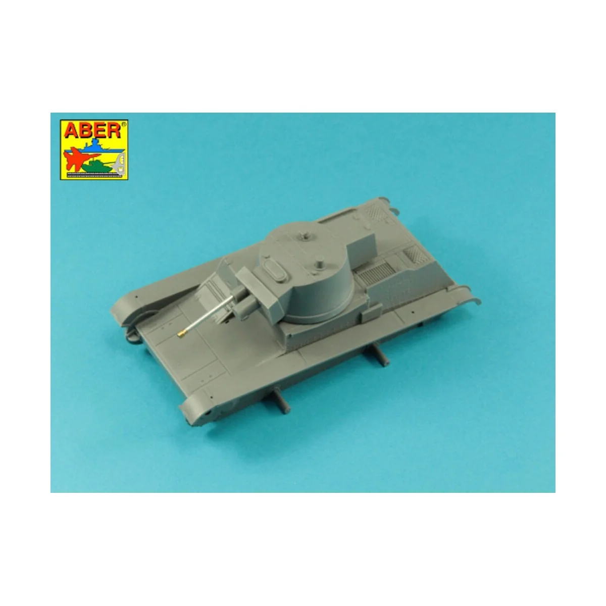37 mm Bofors wz.37 barrel for Polish 7TP tank, 1/35 - Aber Models 3...