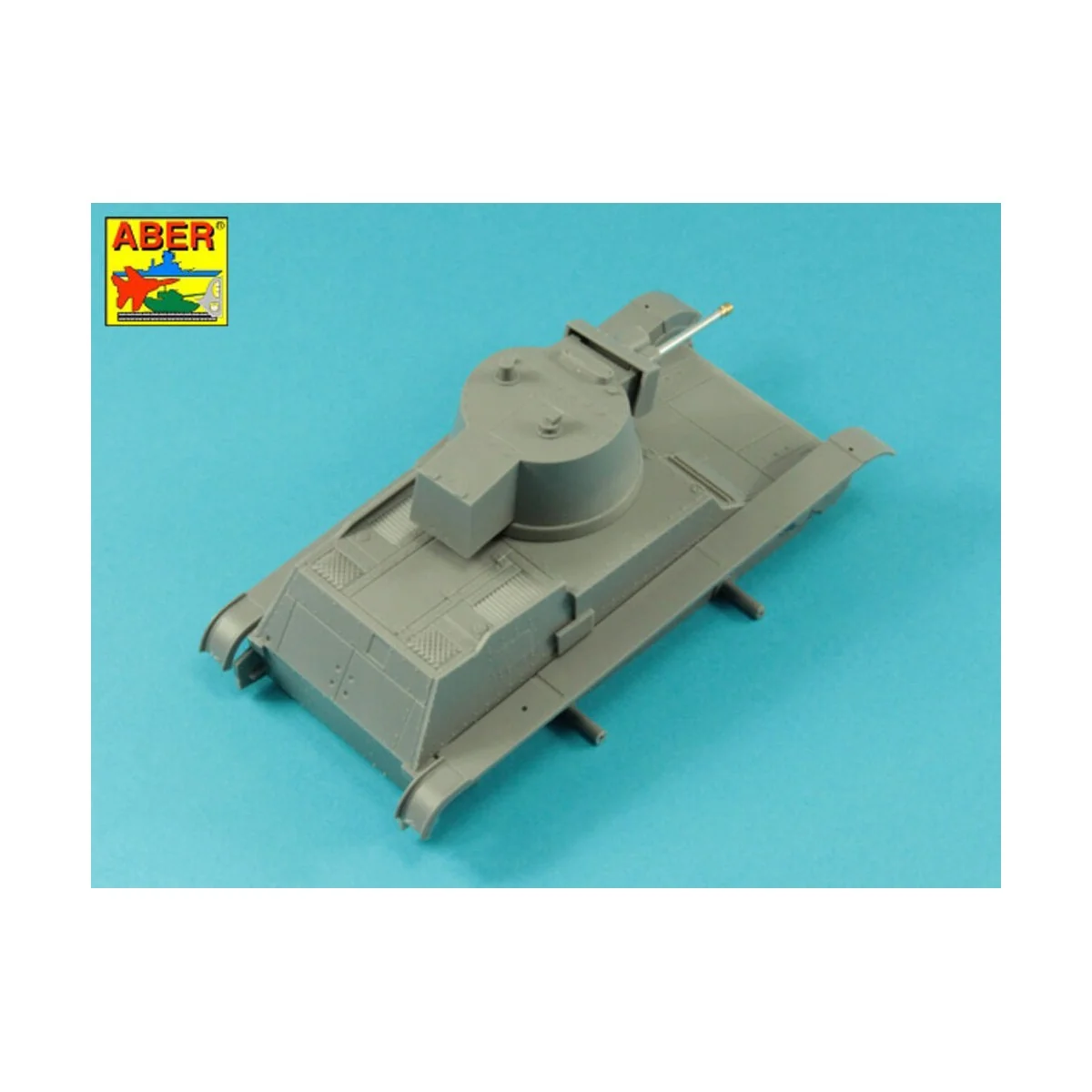 37 mm Bofors wz.37 barrel for Polish 7TP tank, 1/35 - Aber Models 3...