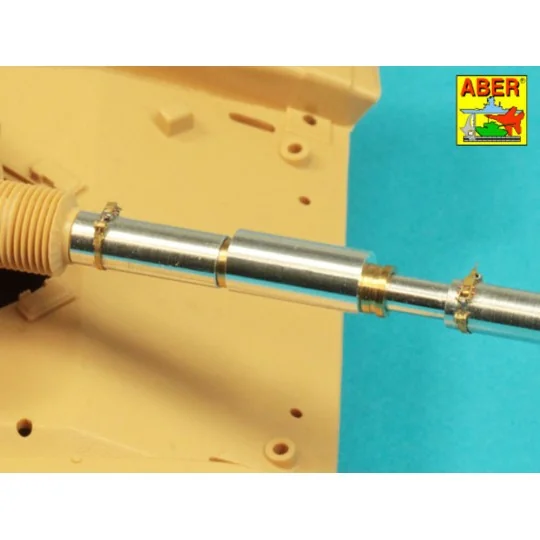 105 mm M-68 barrel with thermal shroud for M60A3 Tank, 1/35 - Aber ...
