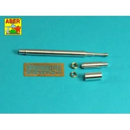 105 mm M-68 barrel with thermal shroud for M48A5 Tank, 1/35 - Aber ... 2