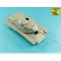 105 mm M-68 tank barrel for U.S. M60 Tank, 1/35 - Aber Models 35 L-282