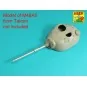 105 mm M-68 barrel with thermal shroud for M48A5 Tank, 1/35 - Aber ...
