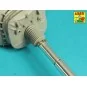 105 mm M-68 barrel with thermal shroud for M48A5 Tank, 1/35 - Aber ...