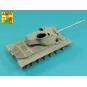 90 mm M-36 tank barrel cyrindrical Muzzle Brake without mantlet cov...