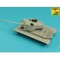 90 mm M-36 tank barrel cyrindrical Muzzle Brake without mantlet cov...