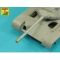 90 mm M-36 tank barrel cyrindrical Muzzle Brake without mantlet cov...