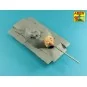 105 mm M-68 tank barrel for U.S. M60 Tank, 1/35 - Aber Models 35 L-282