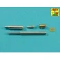 90 mm M-36 tank barrel cyrindrical Muzzle Brake with mantlet cover ...