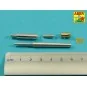 90 mm M-36 tank barrel cyrindrical Muzzle Brake with mantlet cover ...