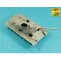 90 mm M-36 tank barrel cyrindrical Muzzle Brake with mantlet cover ...