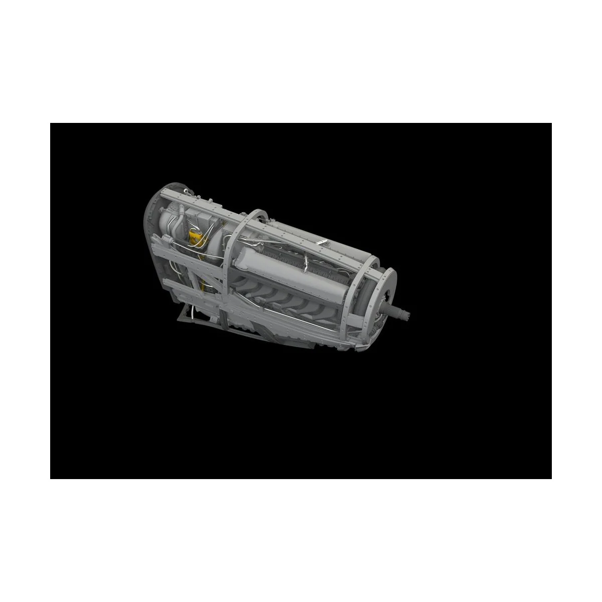 P-51D engine for Eduard, 1/48 - Eduard Accessories 648555