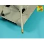 90 mm M-36 tank barrel cyrindrical Muzzle Brake with mantlet cover ...