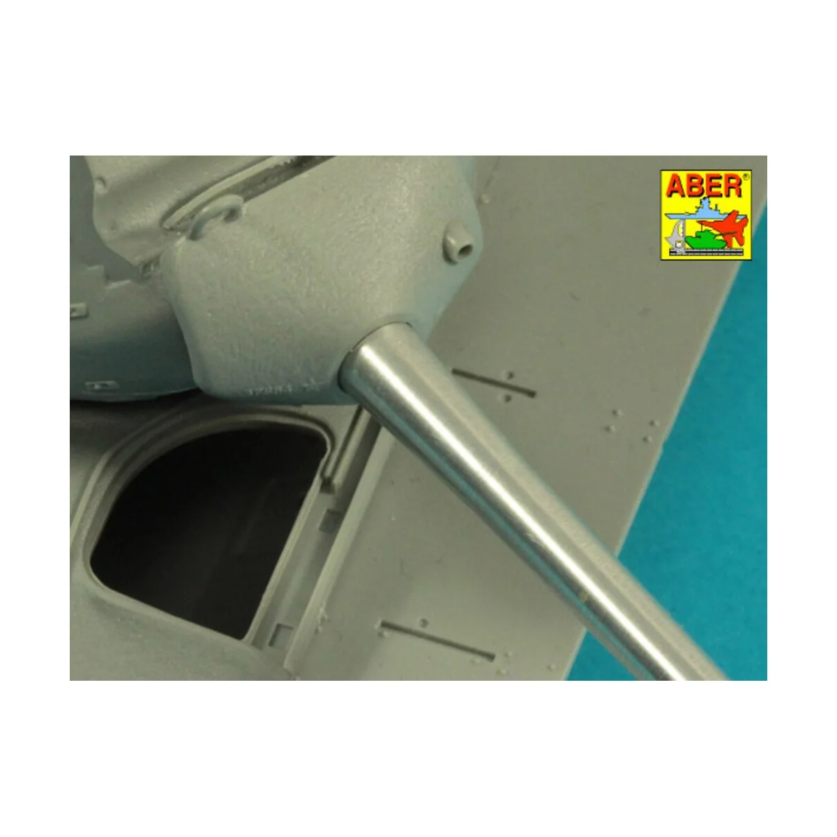 90 mm M-36 tank barrel cyrindrical Muzzle Brake with mantlet cover ...