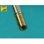 90 mm M-36 tank barrel cyrindrical Muzzle Brake with mantlet cover ...