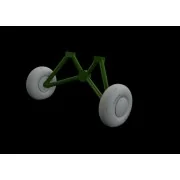 Tiger Moth wheels for Airfix - Eduard Accessories 648556