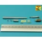 Armament for Soviet SU-122-54: 1x122 mm D-49 gun barrel, 1x14, 5 mm...