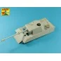7, 5 cm barrel with muzzle brake for Panther Ausf.G (Takom), 1/35 -...