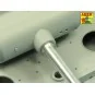 7, 5cm gun barrel with single baffle muzzle brake for German Tank T...