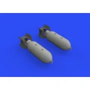 US 1000lb bombs, 1/48 - Eduard Accessories 648565 US 1000lb bombs, 1/48 - Eduard Accessories 648565