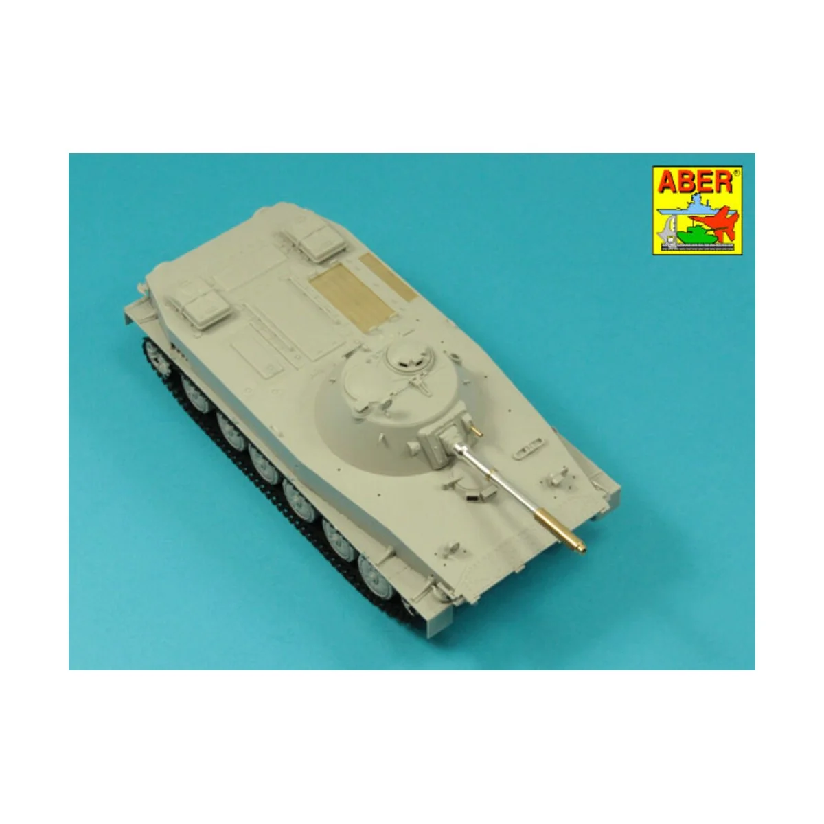 76, 2 mm D-56T barrel for Russian PT-76 mod.1951, 1/35 - Aber Model...