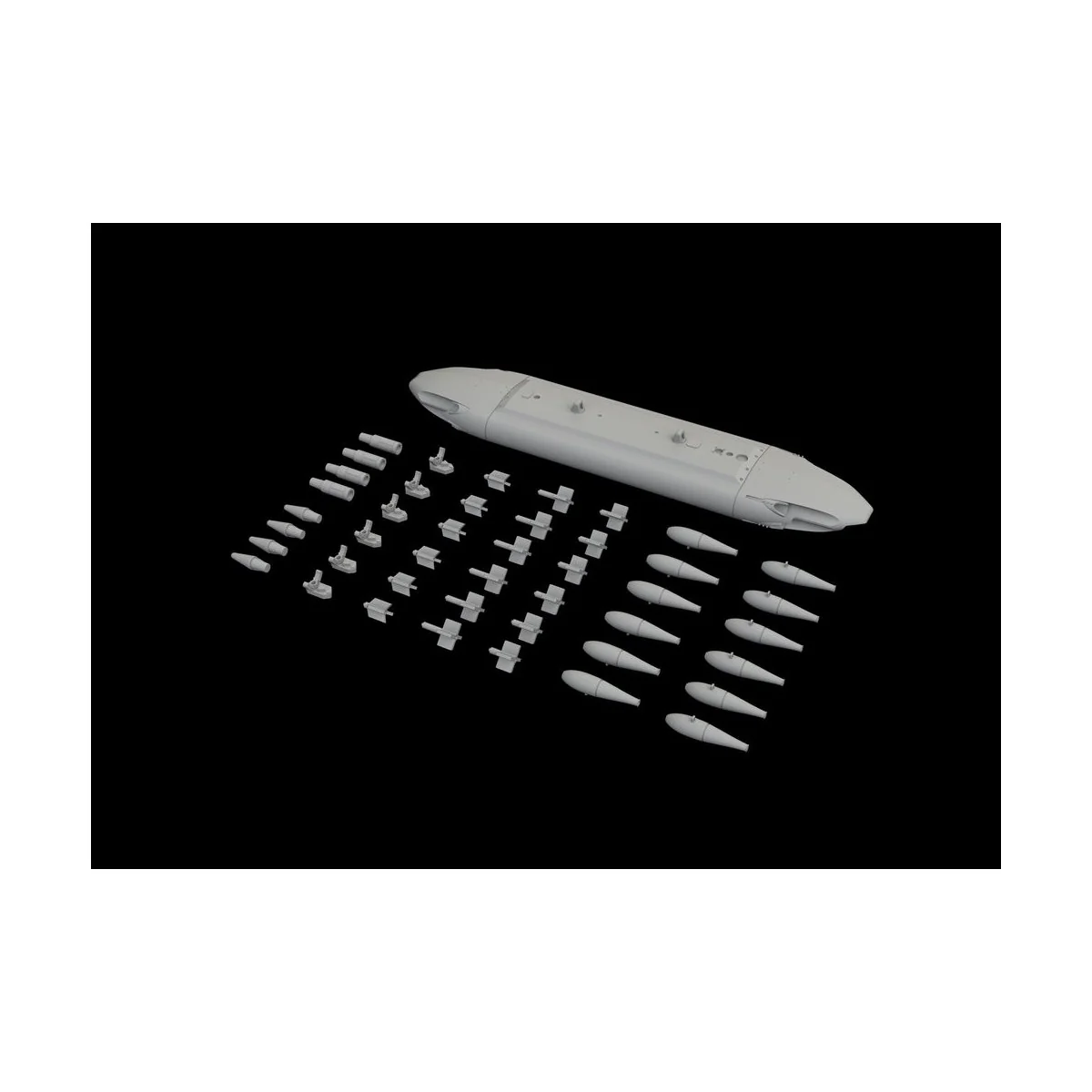 SUU-20 dispenser w/ BDU-33 & Mk.76 bombs, 1/48 - Eduard Accessories...