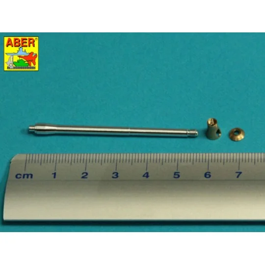 Barrel for 6 pdr Mk.IV (57mm) A/T Gun with ball muzzle brake, 1/35 ...