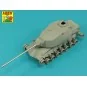 120 mm M-58 tank barrel for U.S. M103 Heavy Tank A1 or A2, 1/35 - A...