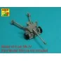 Barrel for 6 pdr Mk.IV (57mm) A/T Gun with ball muzzle brake, 1/35 ...