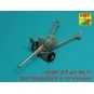 Barrel for 6 pdr Mk.IV (57mm) A/T Gun with ball muzzle brake, 1/35 ...