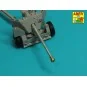 Barrel for 6 pdr Mk.IV (57mm) A/T Gun with ball muzzle brake, 1/35 ...