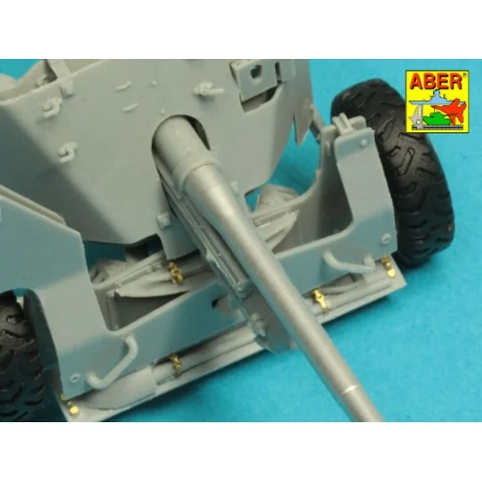 Barrel for 6 pdr Mk.IV (57mm) A/T Gun with ball muzzle brake, 1/35 ...