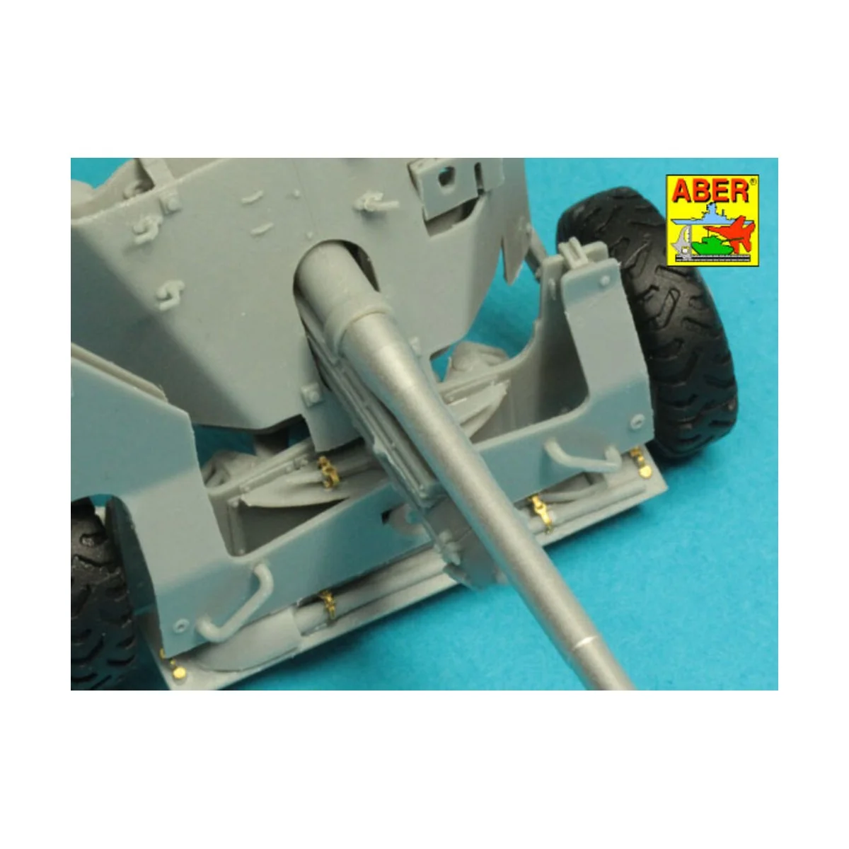 Barrel for 6 pdr Mk.IV (57mm) A/T Gun with ball muzzle brake, 1/35 ...