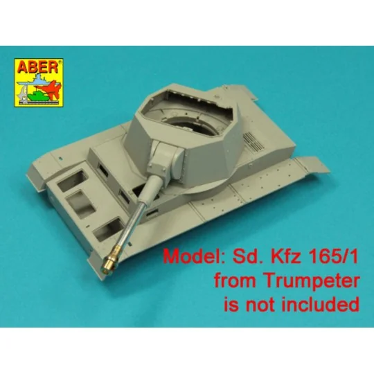 Germ. 10, 5 cm L/28 Barrel for Pz.Sfl.IVb or Heuschrecke Ivb, 1/35 ...