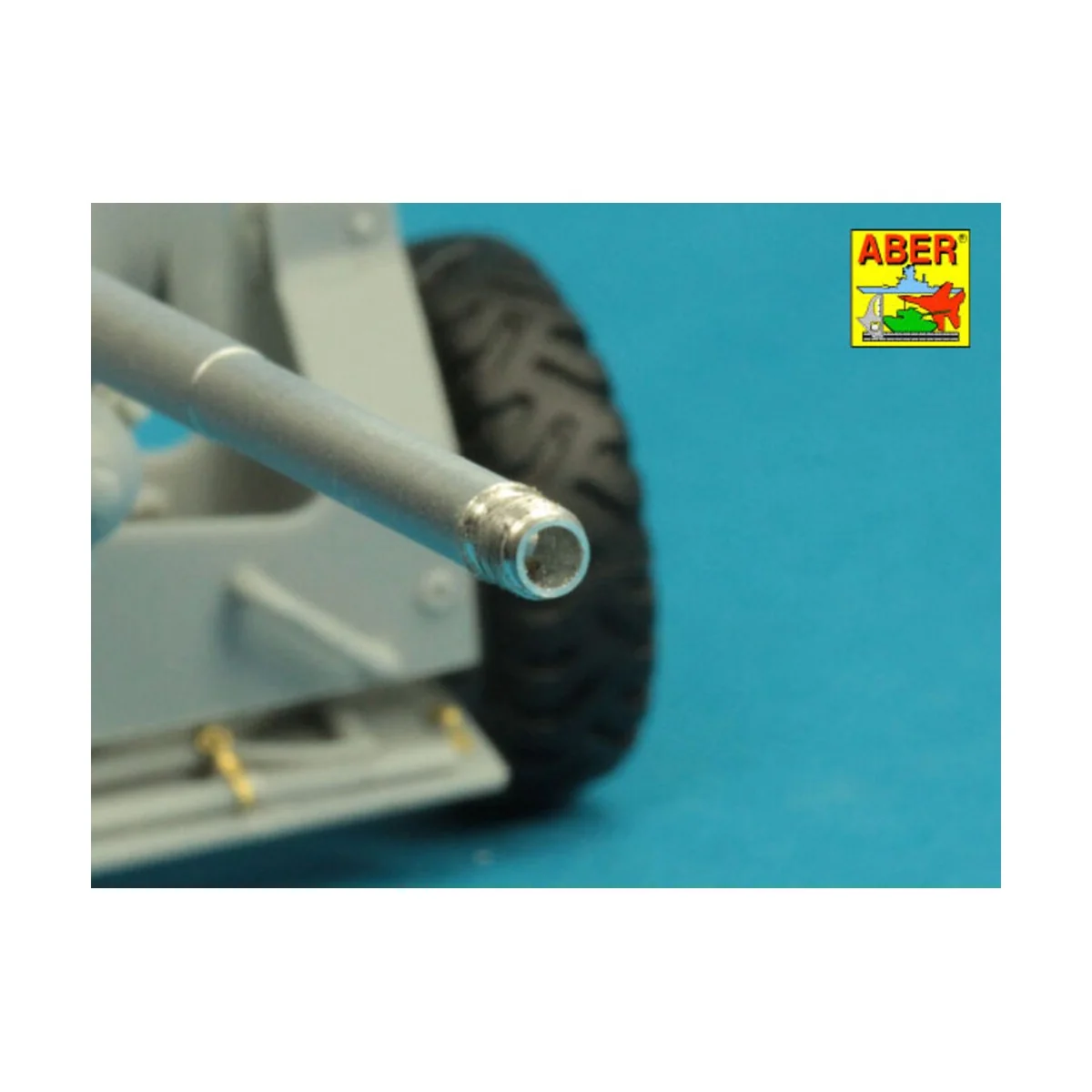 Barrel for 6 pdr Mk.IV (57mm) A/T Gun with ball muzzle brake, 1/35 ...