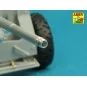 Barrel for 6 pdr Mk.IV (57mm) A/T Gun with ball muzzle brake, 1/35 ...