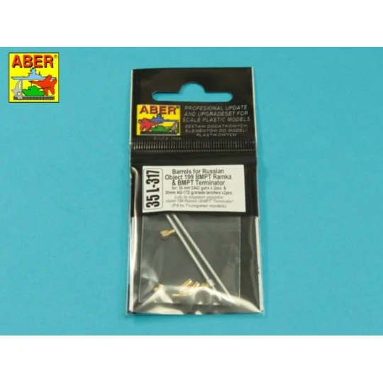 Set of barrels for BMPT Object 199 “Ramka” &Terminator 2 x 2A45 mm,...