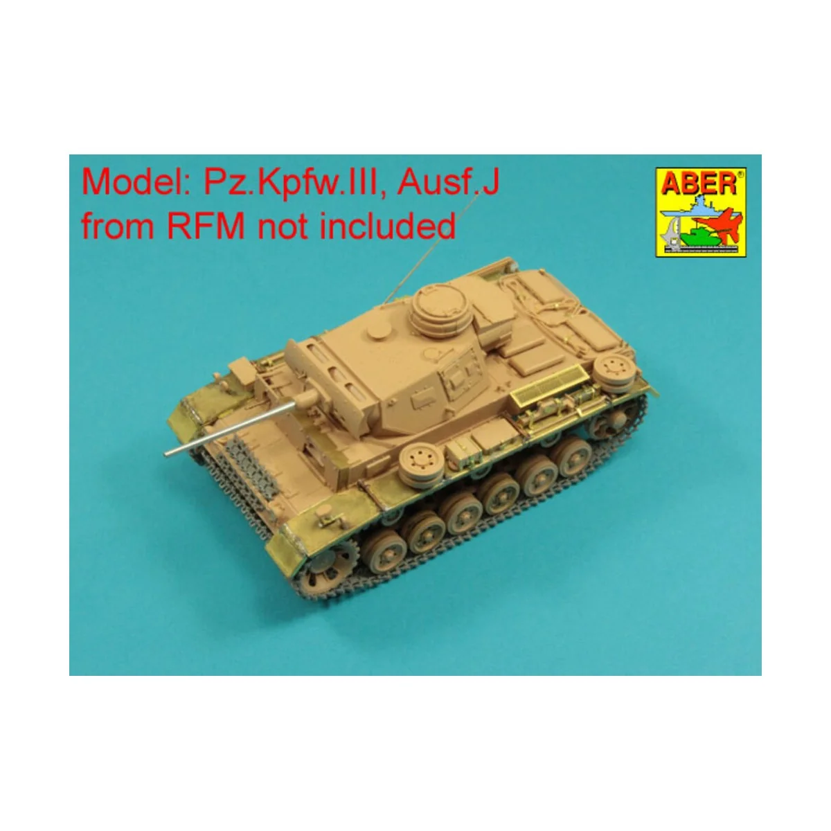 Germ.50mm KwK39L/60 Barrel Pz.Kpfw.IIIAusfJ, L, M., 1/35 - Aber Mod...