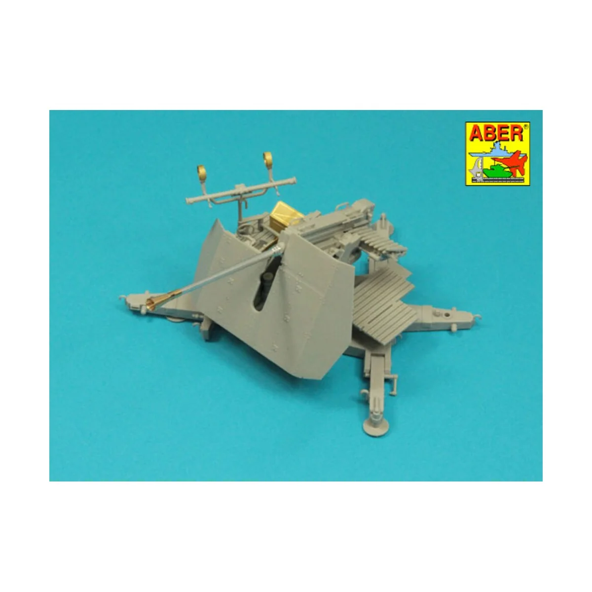 German 5 cm barrel for Flak 41, 1/35 - Aber Models 35 L-319