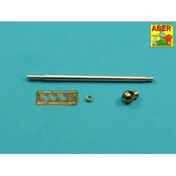 Germ.75mm barrel for KwK40L/43 with single baffle muzzle brake for ... 2