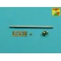 Germ.75mm barrel for KwK40L/43 with single baffle muzzle brake for ...