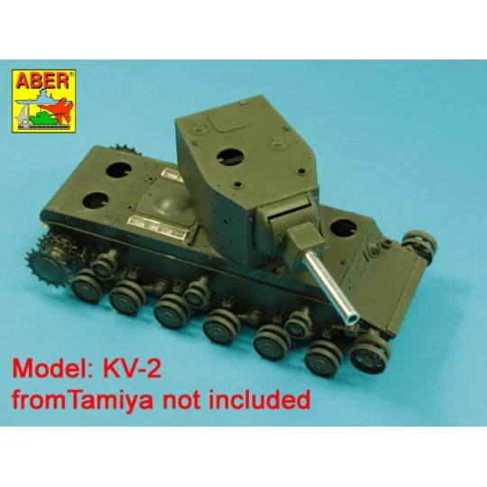 152, 4mm Soviet M-10S barrel for KV-2, 1/35 - Aber Models 35 L-324